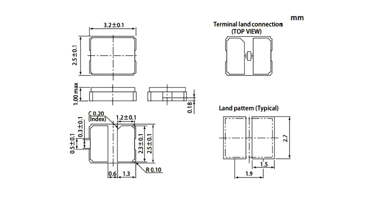陶瓷晶體諧振器 陶瓷晶體諧振器